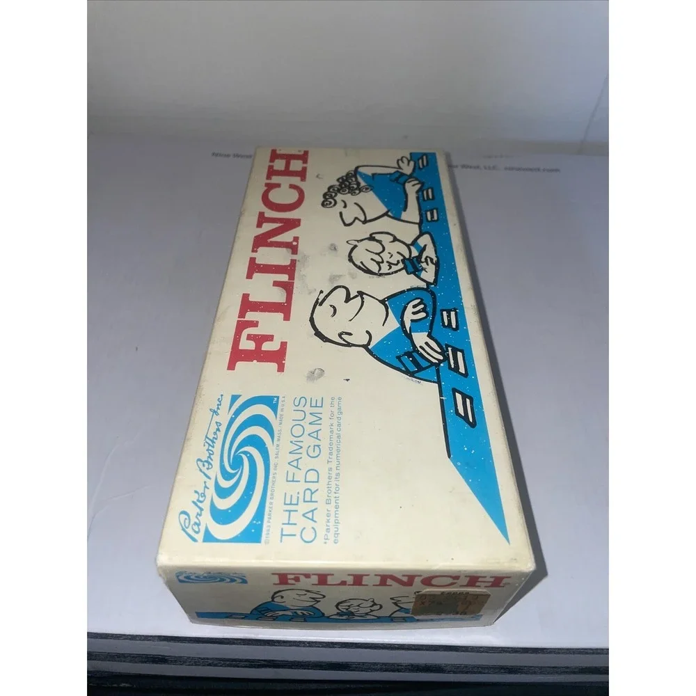 Vintage 1963 Flinch Card Game W Full‎ Deck, Original Card Holder & Instructions!